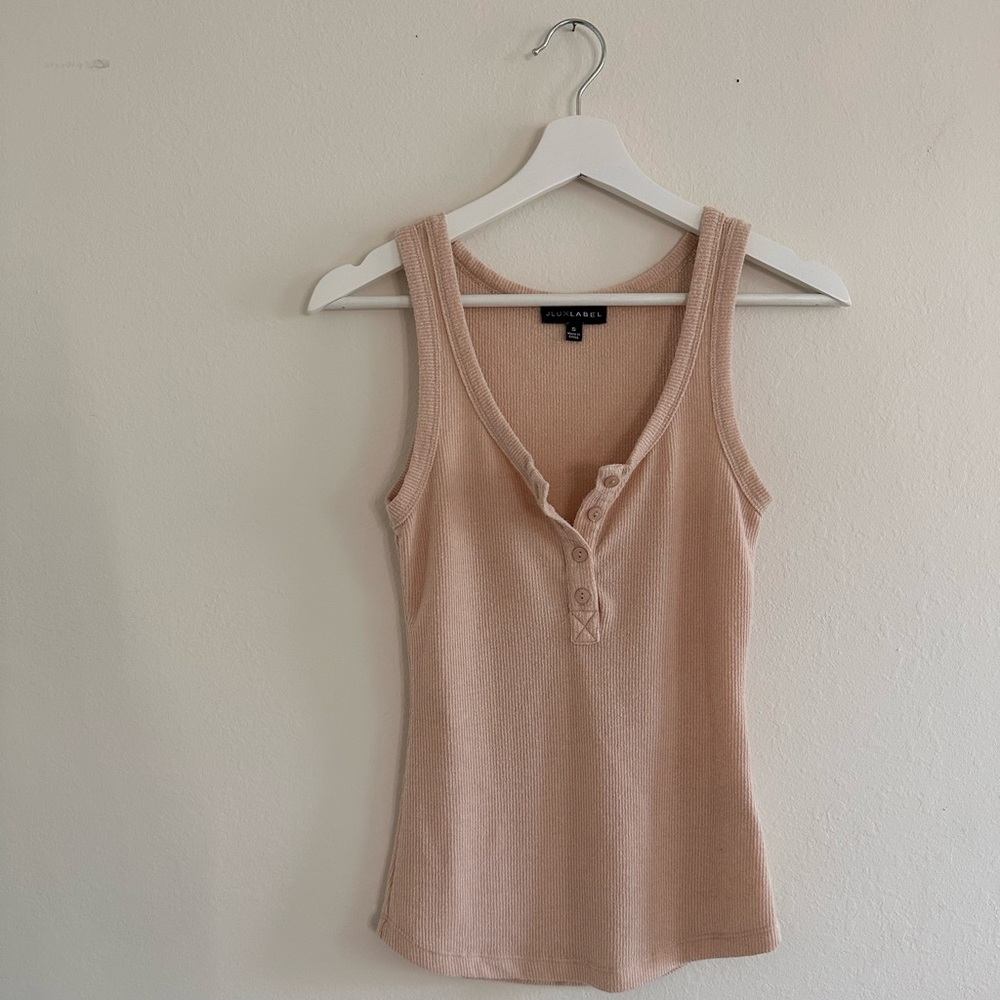 jluxlabel ribbed tank top